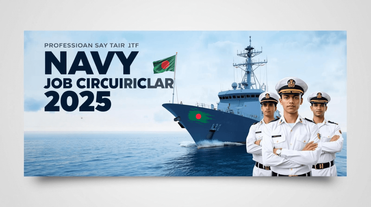 Navy Job Circular 2025 –নৌবাহিনীতে চাকরির সুযোগ