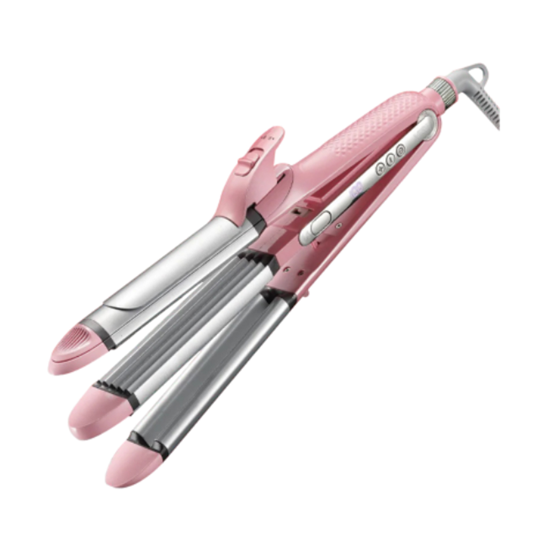 VGR V-563 Multi-Styler 4-in-1 Straightener, Curler, Crimper and Waver Salon Series for Women