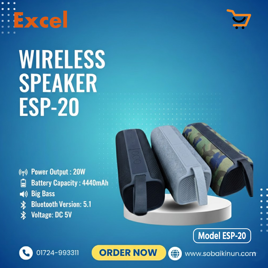 Excel Bluetooth Wireless Speaker - Image 2